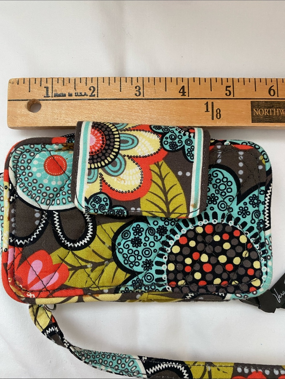 Vera Bradley Multicolor Floral Shoulder Bag or crossbody with wristlet - Picture 11 of 14